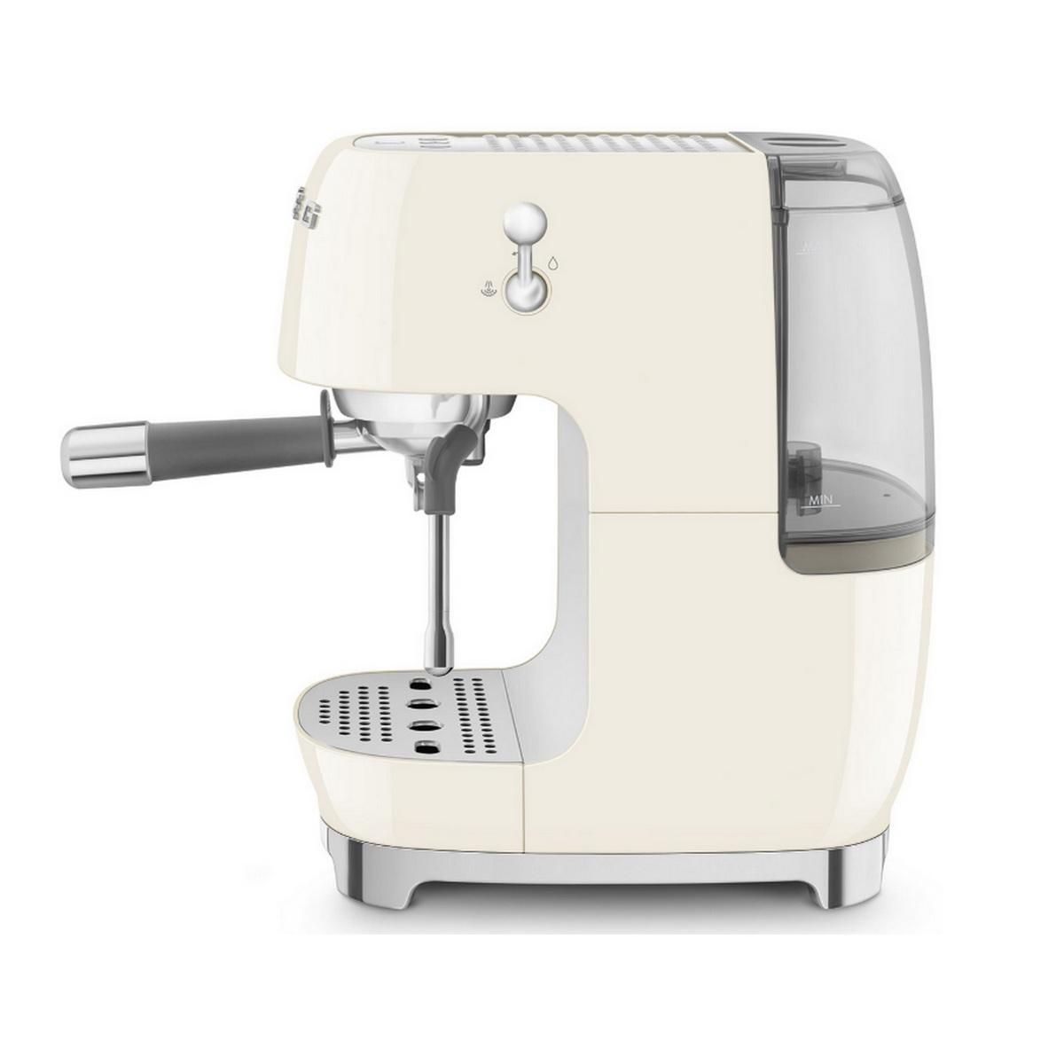 SMEG Machine à café expresso crème - ECF03CREU