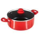 FIVE Faitout en Aluminium  Essentielle  24cm Rouge