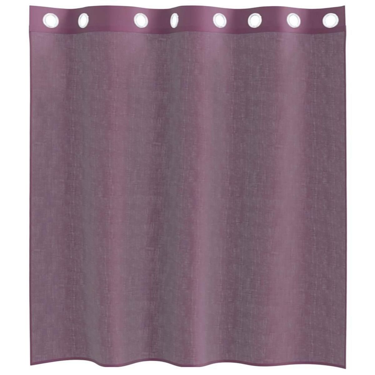 VIDAXL Rideaux en voile avec œillets 2 pcs violet 140x140 cm