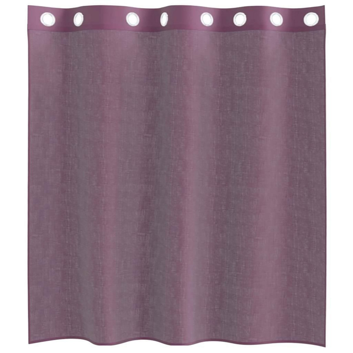 VIDAXL Rideaux en voile avec œillets 2 pcs violet 140x140 cm
