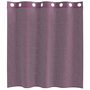 Voir la diapositive 4 : VIDAXL Rideaux en voile avec œillets 2 pcs violet 140x140 cm