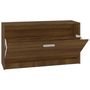 Voir la diapositive 6 : VIDAXL Banc à chaussures Chêne marron 80x24x45 cm Bois d ingénierie