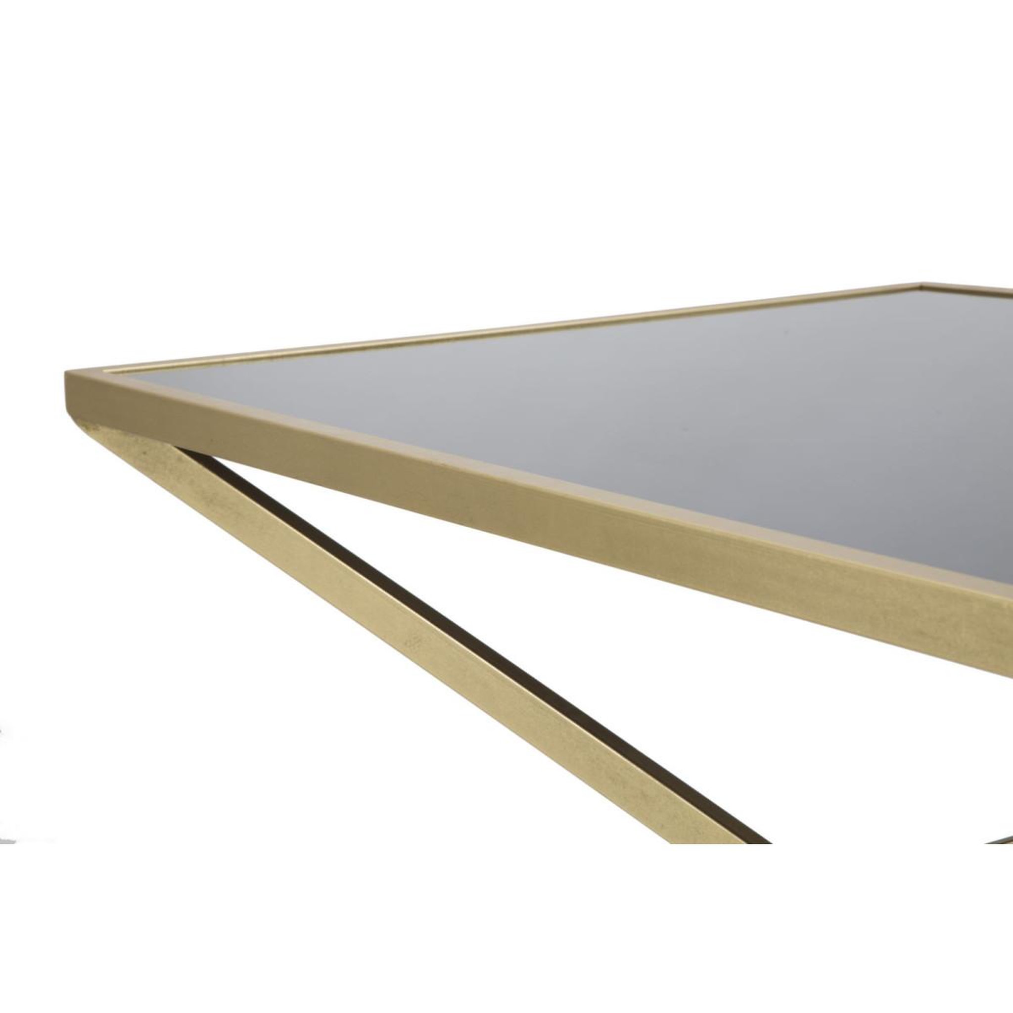 Voir la diapositive 6 : Paris Prix Table basse design  pyramid  110cm noir & or