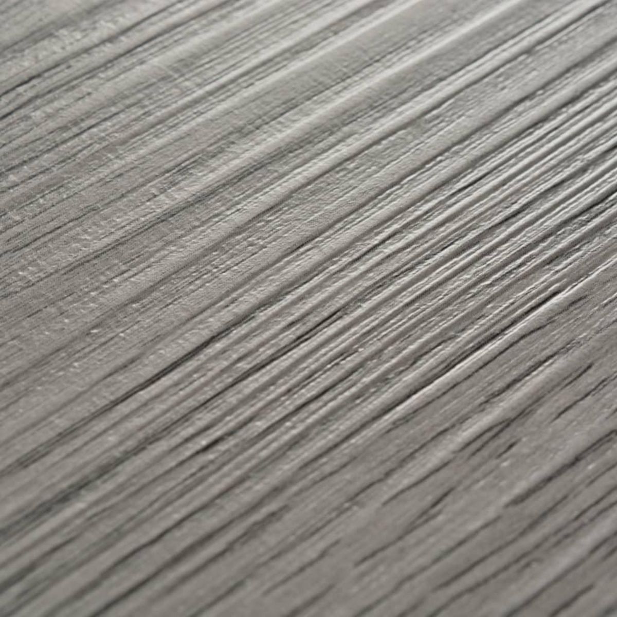 VIDAXL Dalles de plancher PVC autoadhesif 5,21 m² 2 mm gris fonce