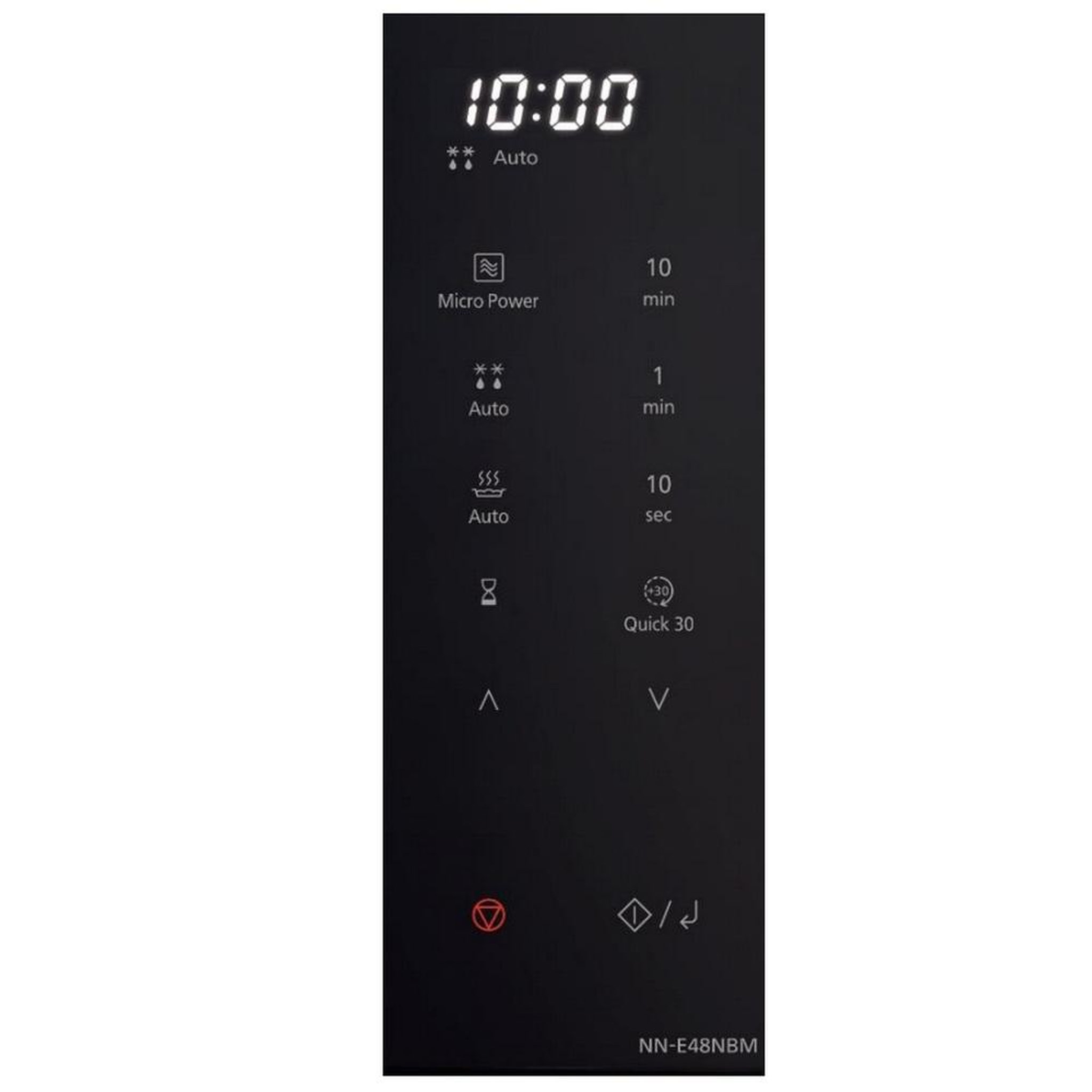 Voir la diapositive 2 : PANASONIC Micro-ondes solo 25l 900w noir - NN-E48NBMEPG