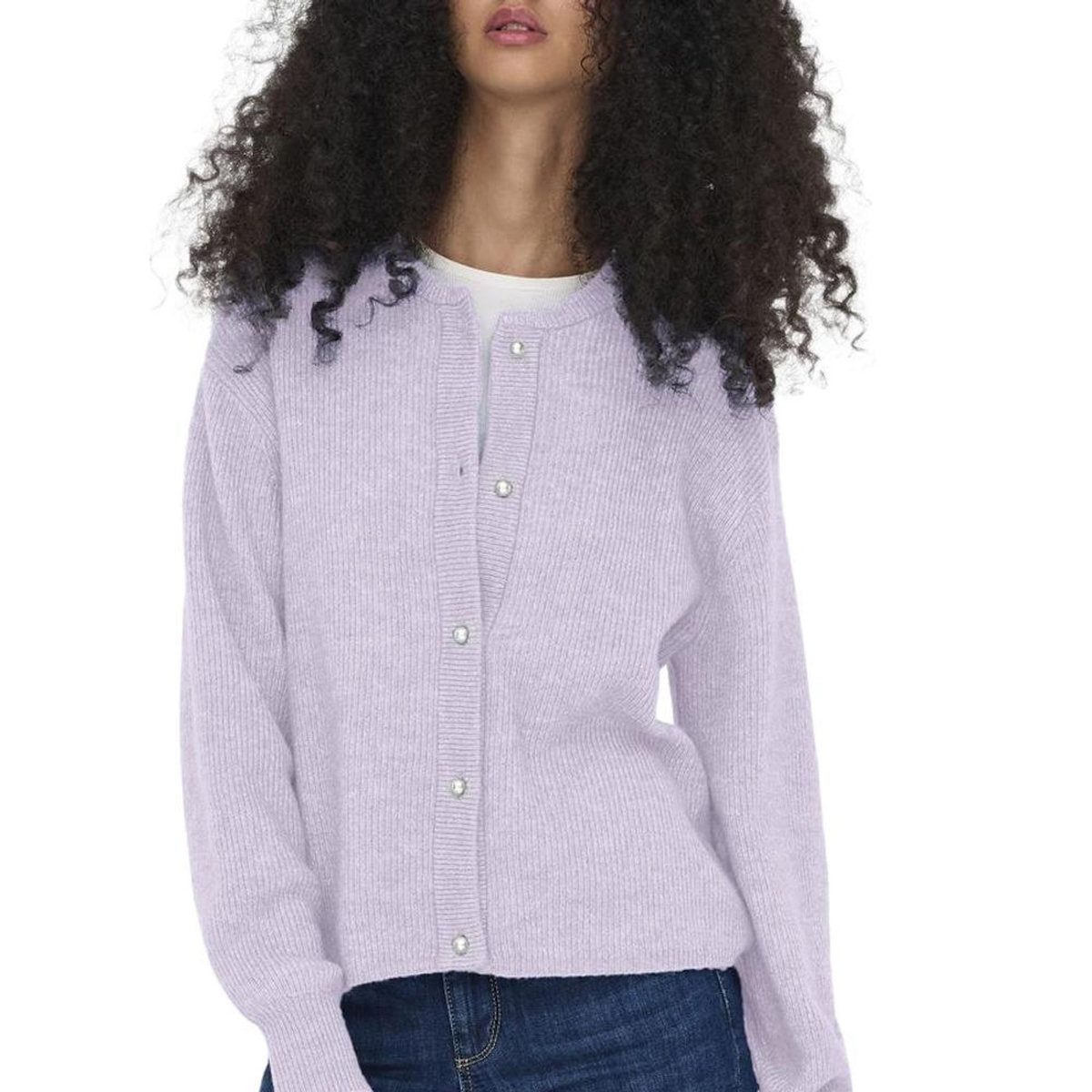 JACQUELINE DE YONG Gilet Mauve Femme JDY Lumi