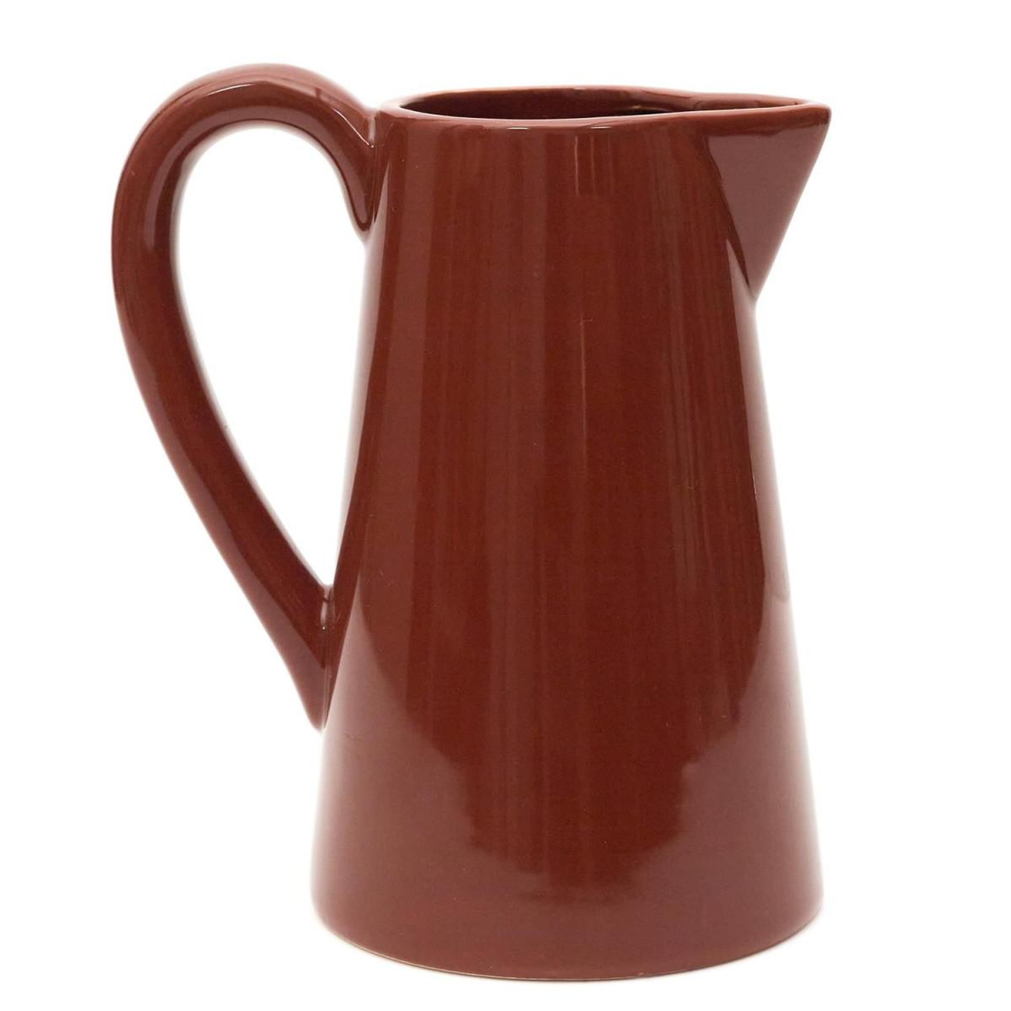 Voir la diapositive 2 : The Home Deco Factory Pichet en Céramique  Dolomite  18cm Terracotta