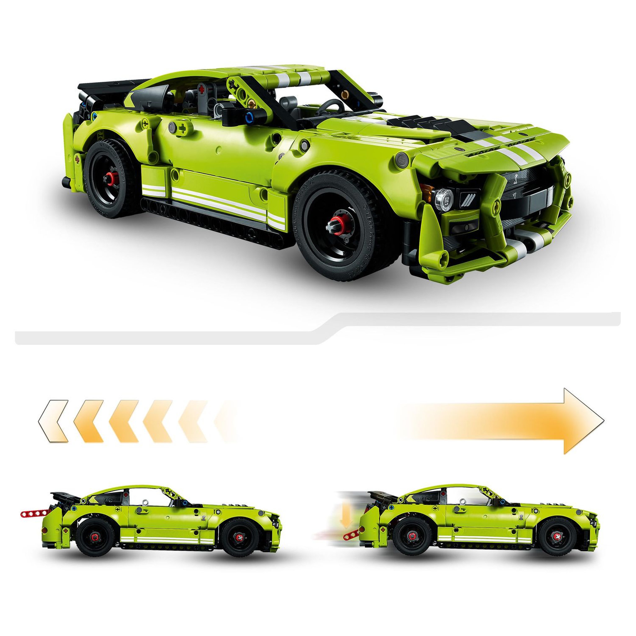 Voir la diapositive 5 : LEGO Technic 42138 La Ford Mustang Shelby GT500 Jouet Voiture de Course