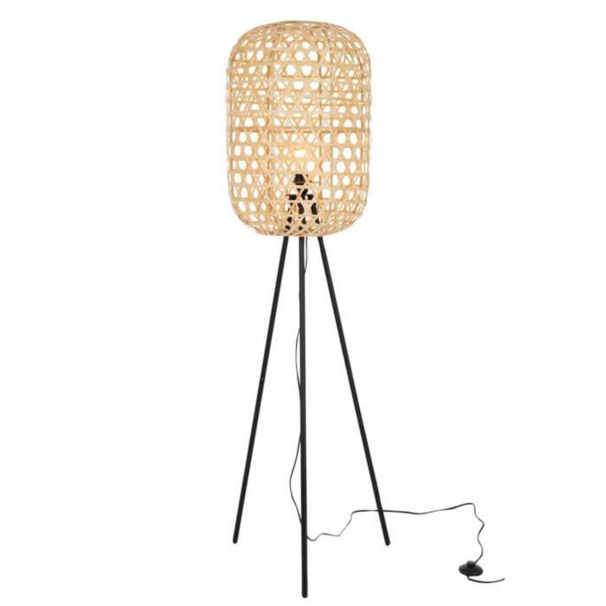 Paris Prix Lampadaire Trépied Design  Axoa  160cm Naturel
