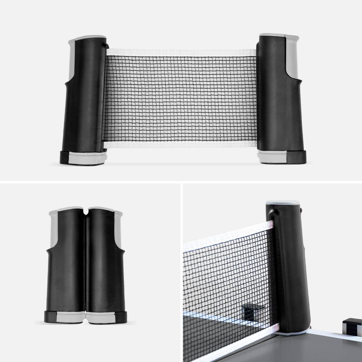 SWEEEK Table de ping pong INDOOR, avec 2 raquettes et 3 balles, utilisation intérieure