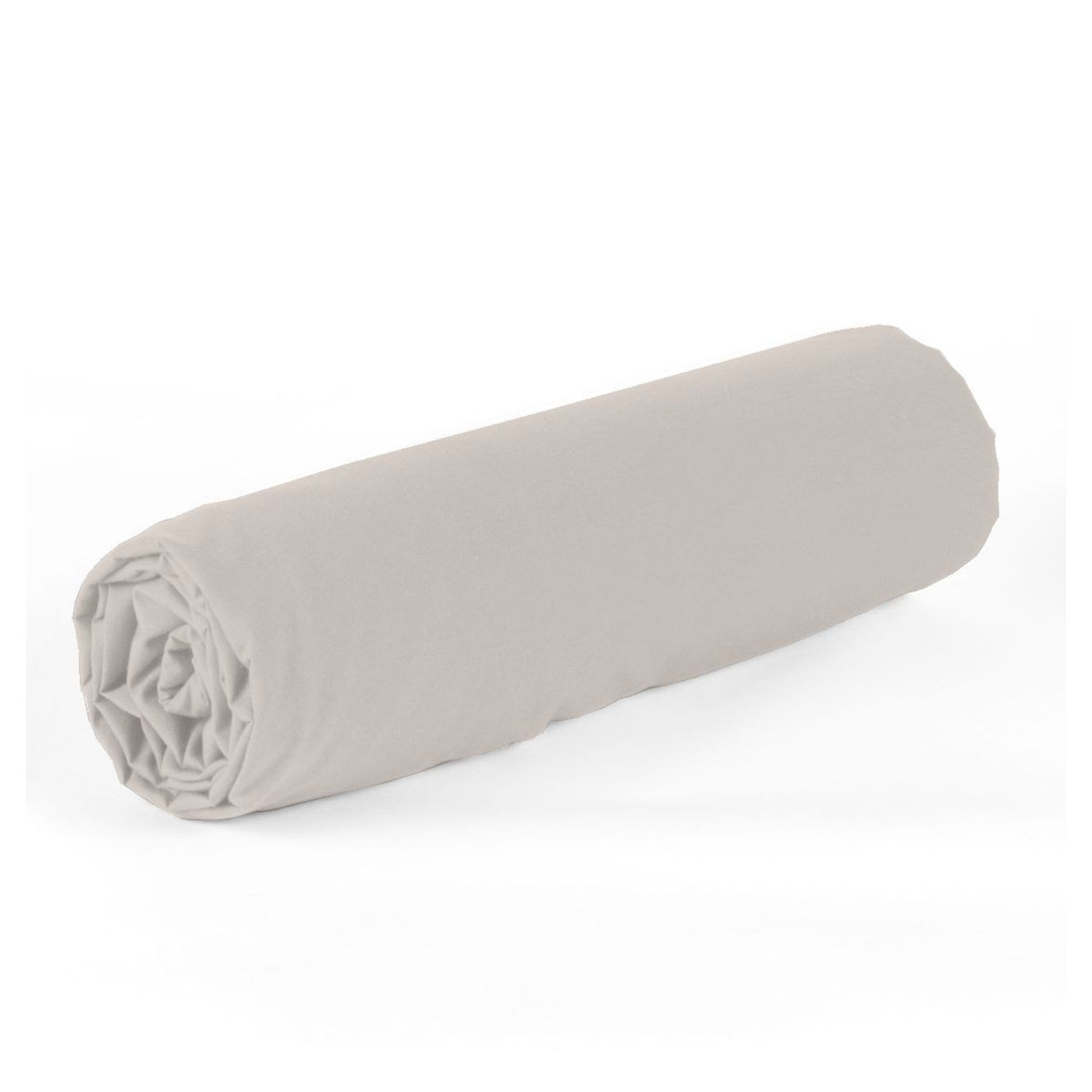 Drap housse uni en coton 51 fils
