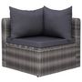 Voir la diapositive 4 : VIDAXL Salon de jardin 7 pcs et coussins et oreillers Resine tressee