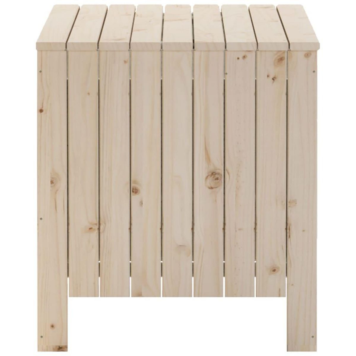 VIDAXL Boîte de rangement avec couvercle RANA bois massif de pin