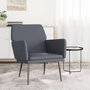 Voir la diapositive 1 : VIDAXL Fauteuil Gris fonce 62x79x79 cm Velours