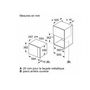 Voir la diapositive 2 : BOSCH Micro-ondes solo 20l 800w encastrable inox - BFL523MS1F