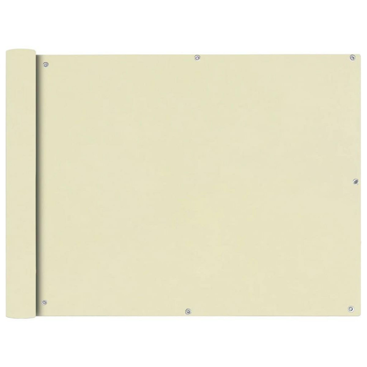 VIDAXL Ecran de balcon en tissu Oxford 90x400 cm Creme