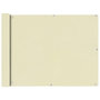 Voir la diapositive 1 : VIDAXL Ecran de balcon en tissu Oxford 90x400 cm Creme
