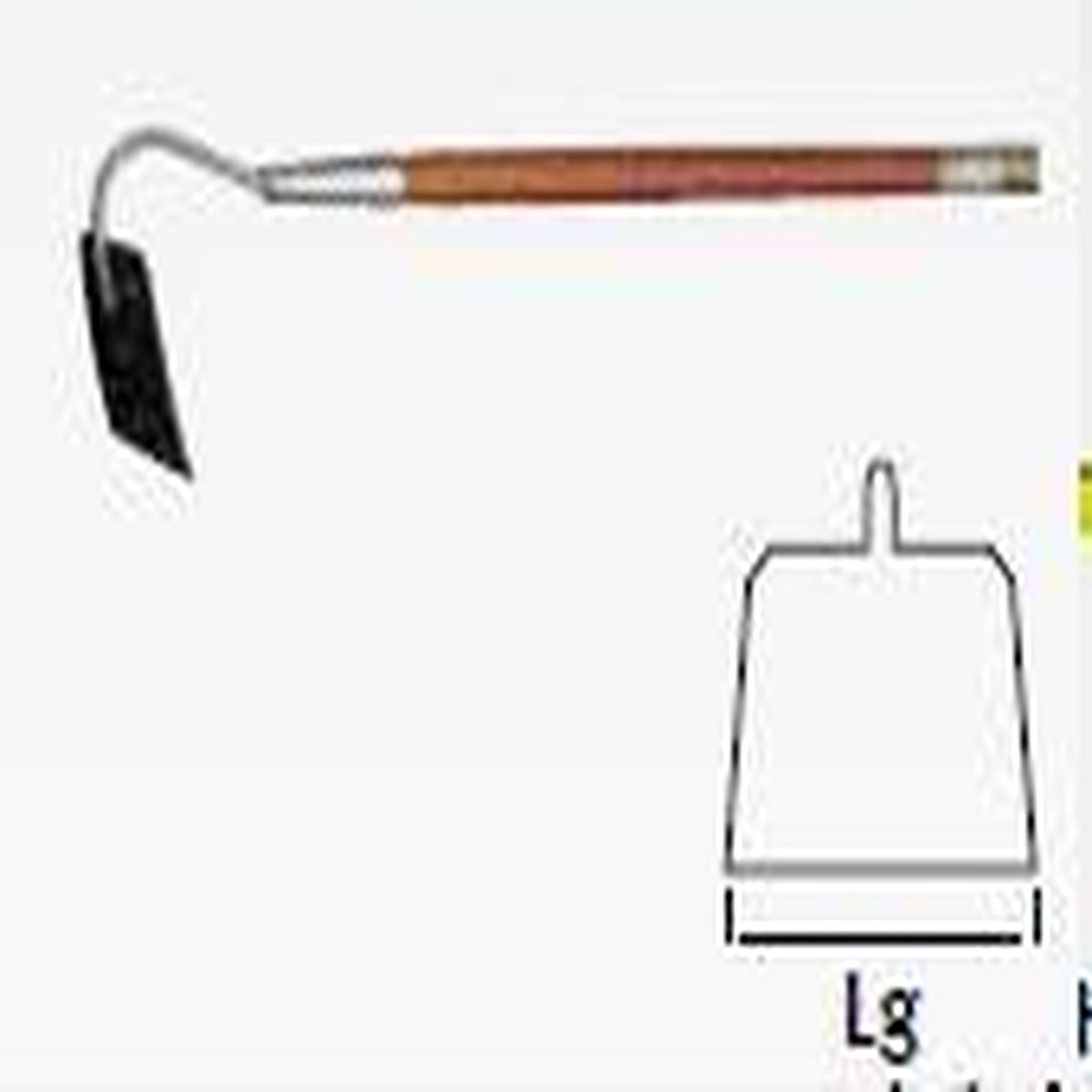 Leborgne Binette 12 cm Compact - manche bois 130 cm certifié PEFC 100%