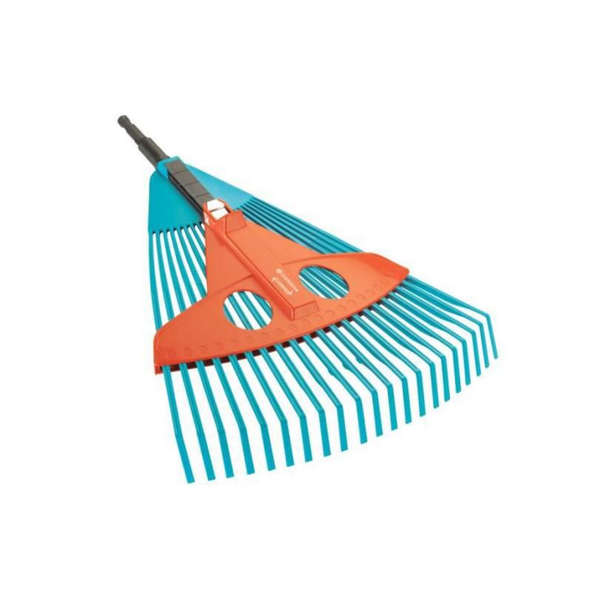 Gardena GARDENA Balai a gazon reglable 35cm-52cm Combisystem - Plastique renforce - 22 dents - Ratissage herbe - Garantie 25 ans 3099-20