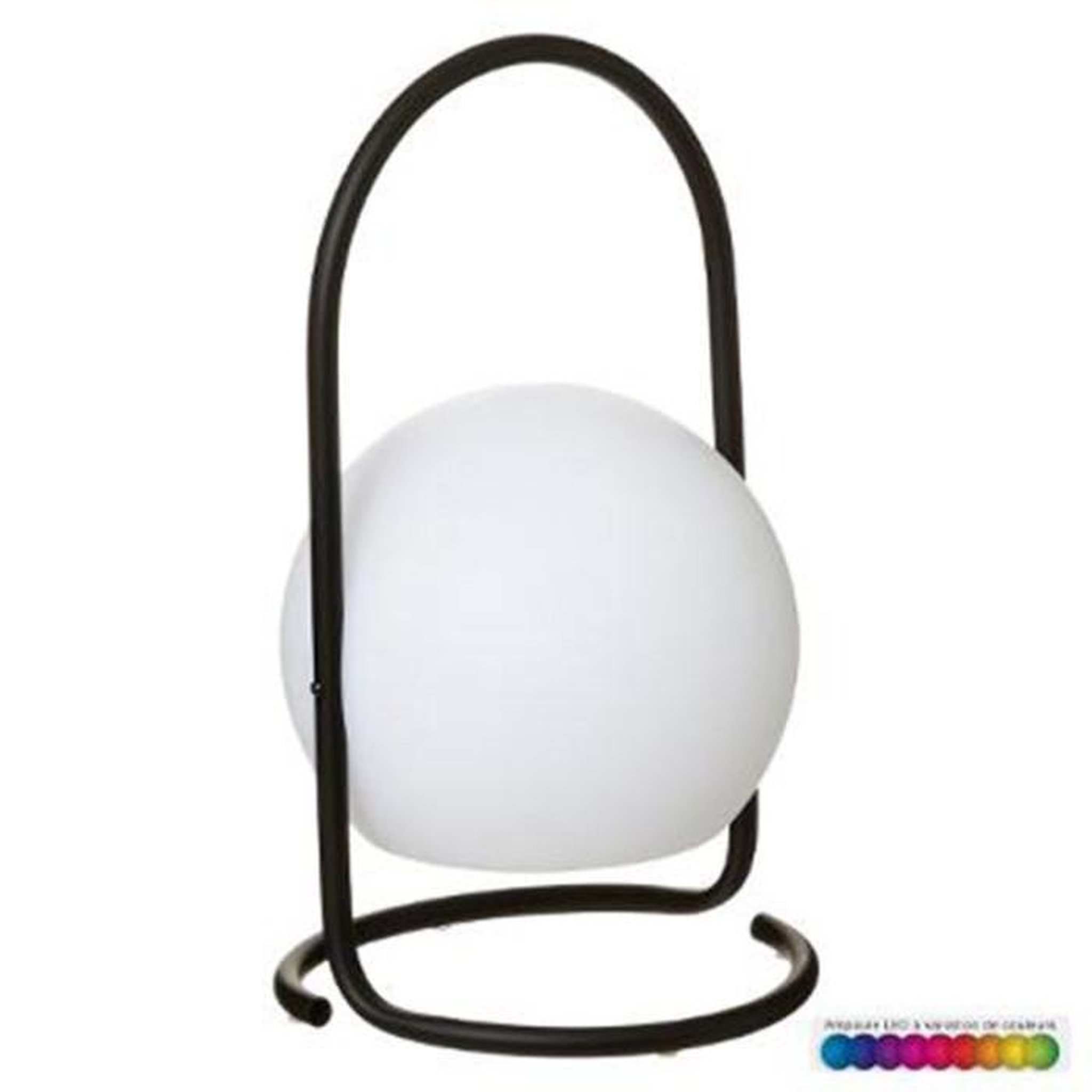 Voir la diapositive 1 : Paris Prix Lampe à Poser d'Extérieur  Pia  29cm Blanc
