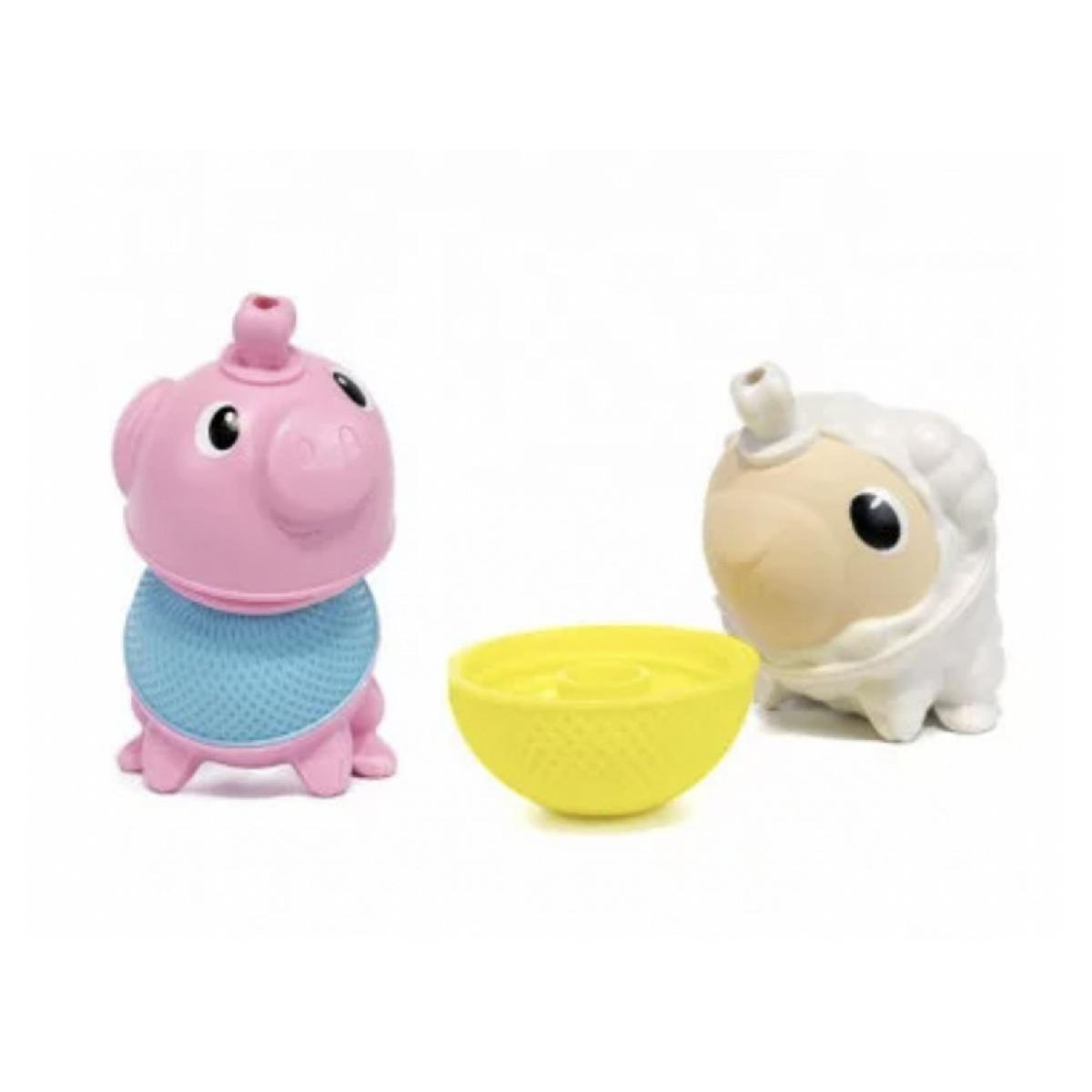 LALABOOM Tube de perles educatives mouton et cochon BL313