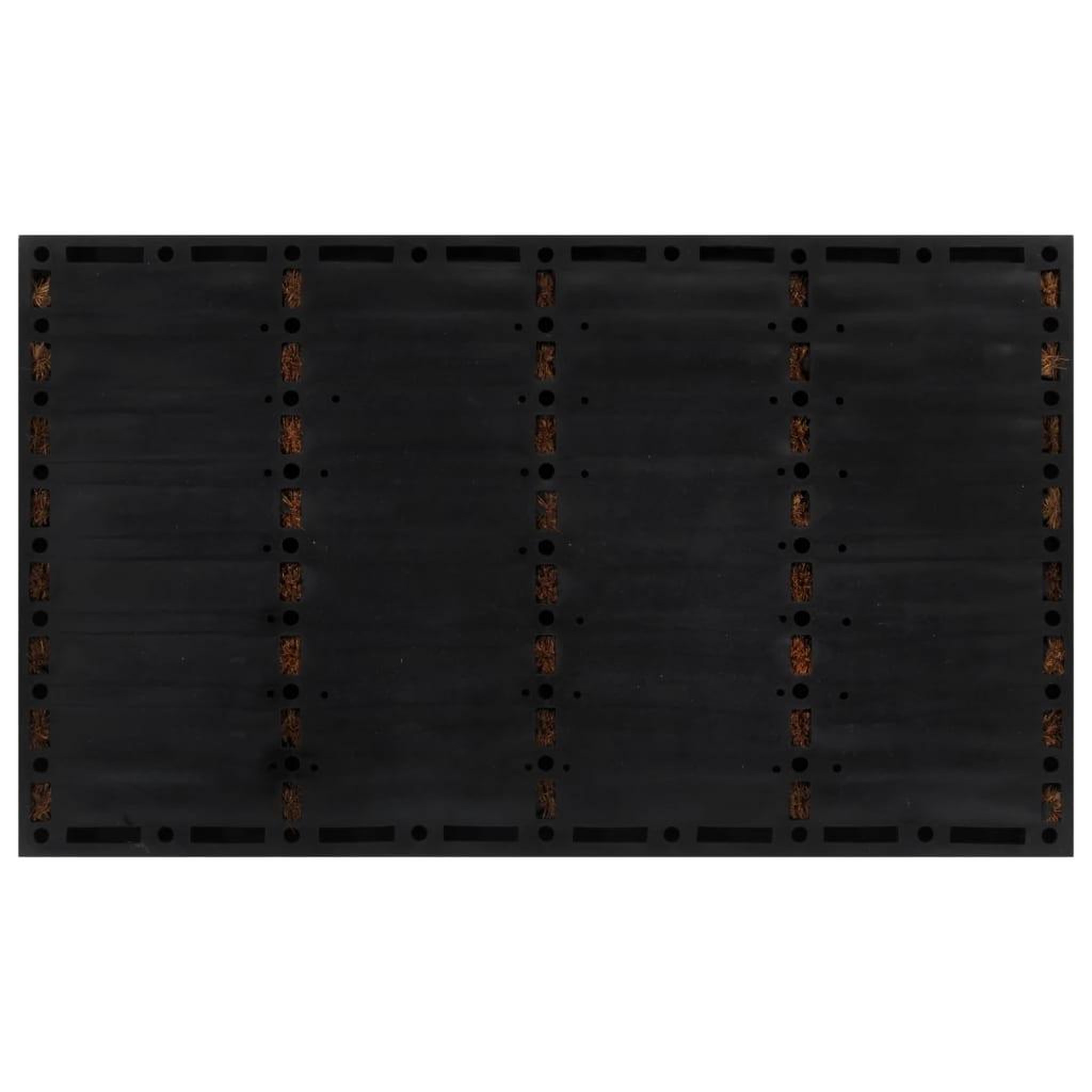 Voir la diapositive 3 : VIDAXL Paillasson rectangulaire 45x75 cm caoutchouc et fibre de coco
