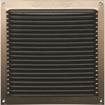 CENTRALE BRICO Grille d'aération aluminium laqué, L.17 x l.17 cm