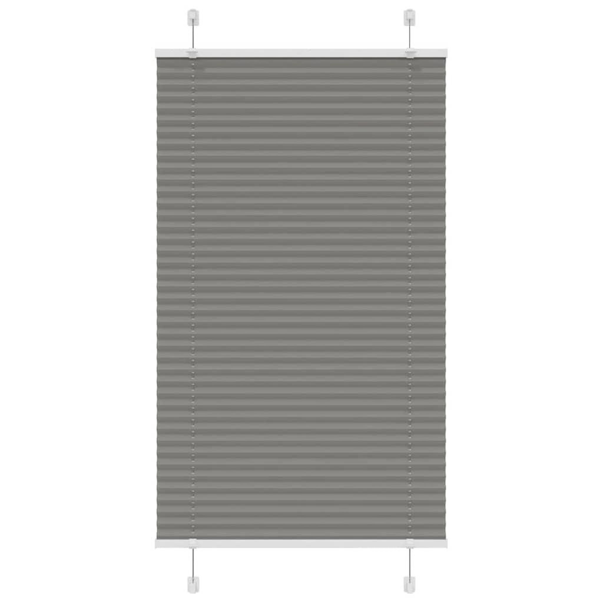 Voir la diapositive 2 : VIDAXL Store plisse anthracite 80x100 cm largeur du tissu 79,4 cm