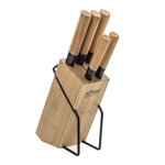 Bloc couteaux bambou