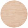 Voir la diapositive 2 : VIDAXL Dessus de table rond Ø90x2,5 cm Bois de chene massif non traite