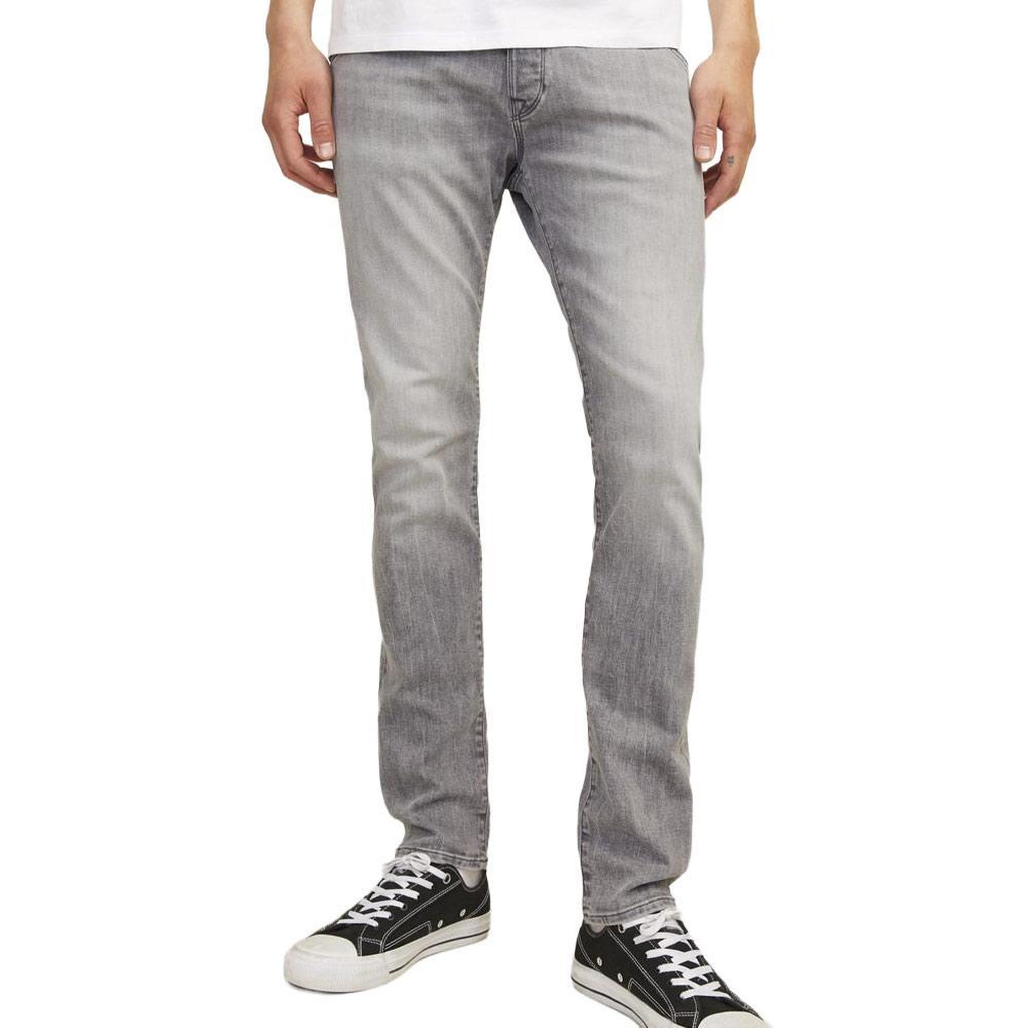 Jack & Jones Jean Slim Gris Homme Jack & Jones Glenn 492. Coloris disponibles : Gris