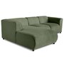 Voir la diapositive 2 : LISA DESIGN Suaro - canapé modulable d'angle gauche 4 places en tissu texturé