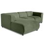 Voir la diapositive 2 : LISA DESIGN Suaro - canapé modulable d'angle gauche 4 places en tissu texturé