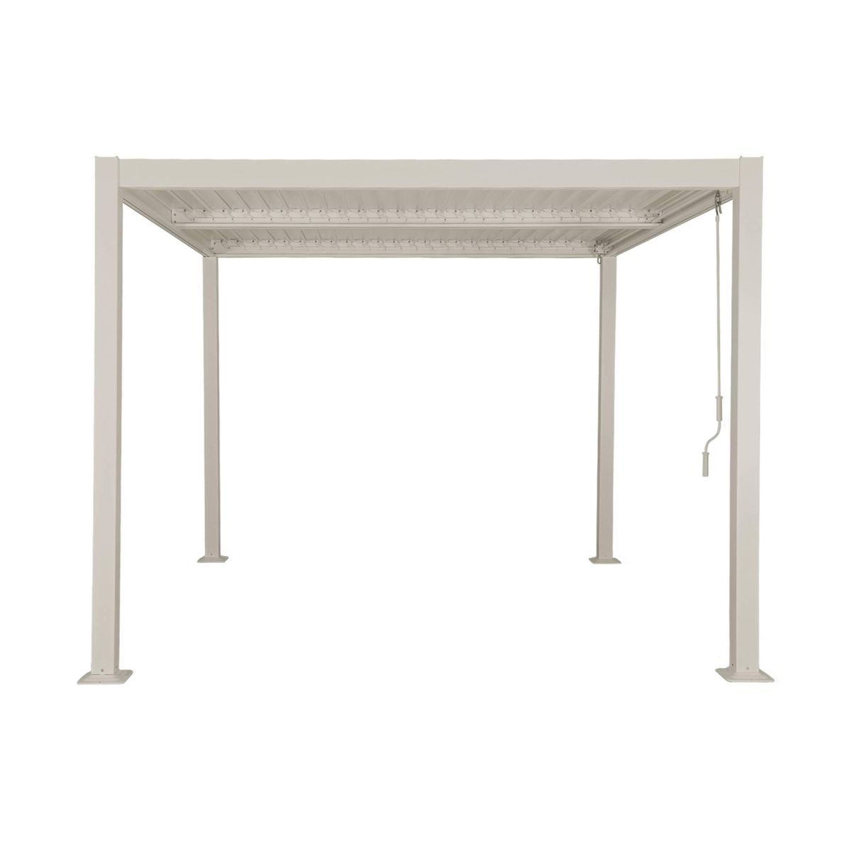SWEEEK Pergola bioclimatique aluminium et acier lames orientables 3x3m Palace
