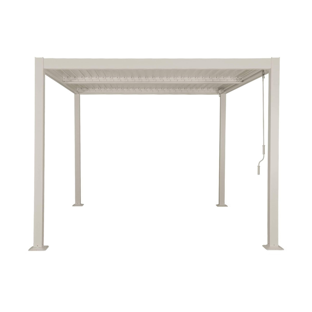 SWEEEK Pergola bioclimatique aluminium et acier lames orientables 3x3m Palace