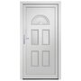 Voir la diapositive 3 : VIDAXL Porte d'entree blanc 110x210 cm PVC