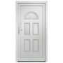 Voir la diapositive 3 : VIDAXL Porte d'entree blanc 110x210 cm PVC