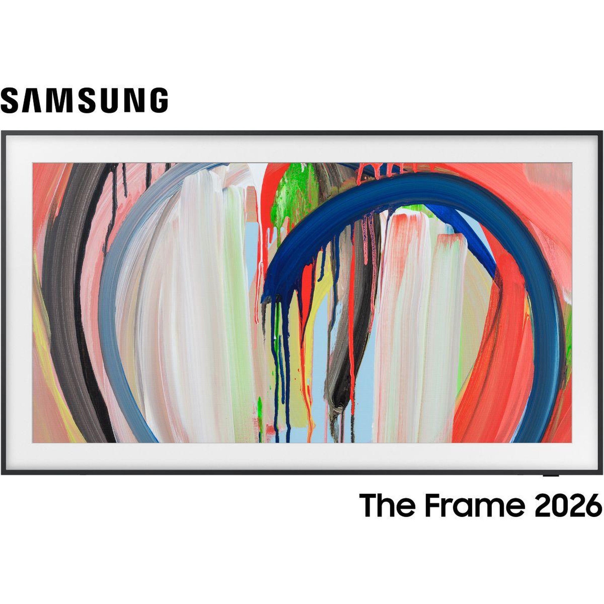 Samsung Tv qled the frame tq65ls03ha (2026) 65  (163 cm) 4k - mode art (effet tableau), boîtier déporté, anti-reflet