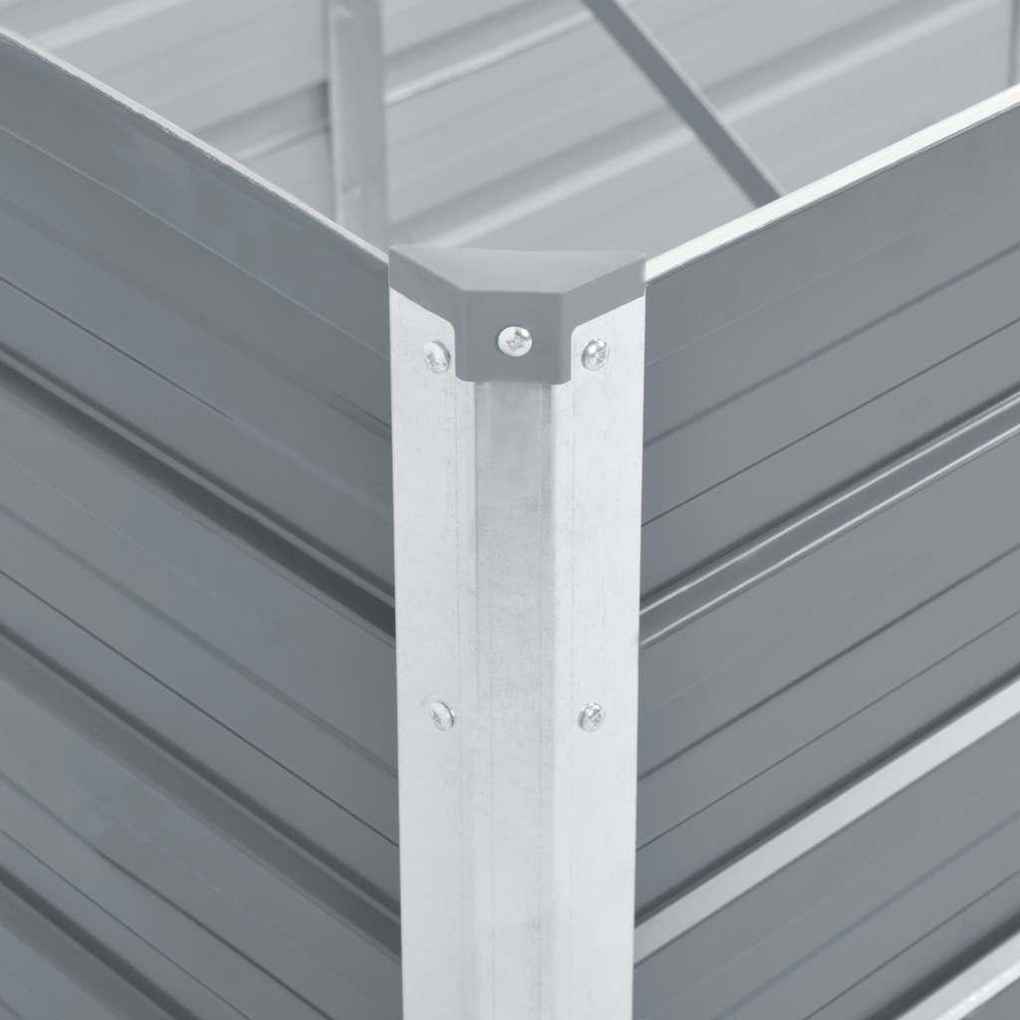Voir la diapositive 5 : VIDAXL Lit sureleve de jardin Acier galvanise 100x40x77 cm Gris