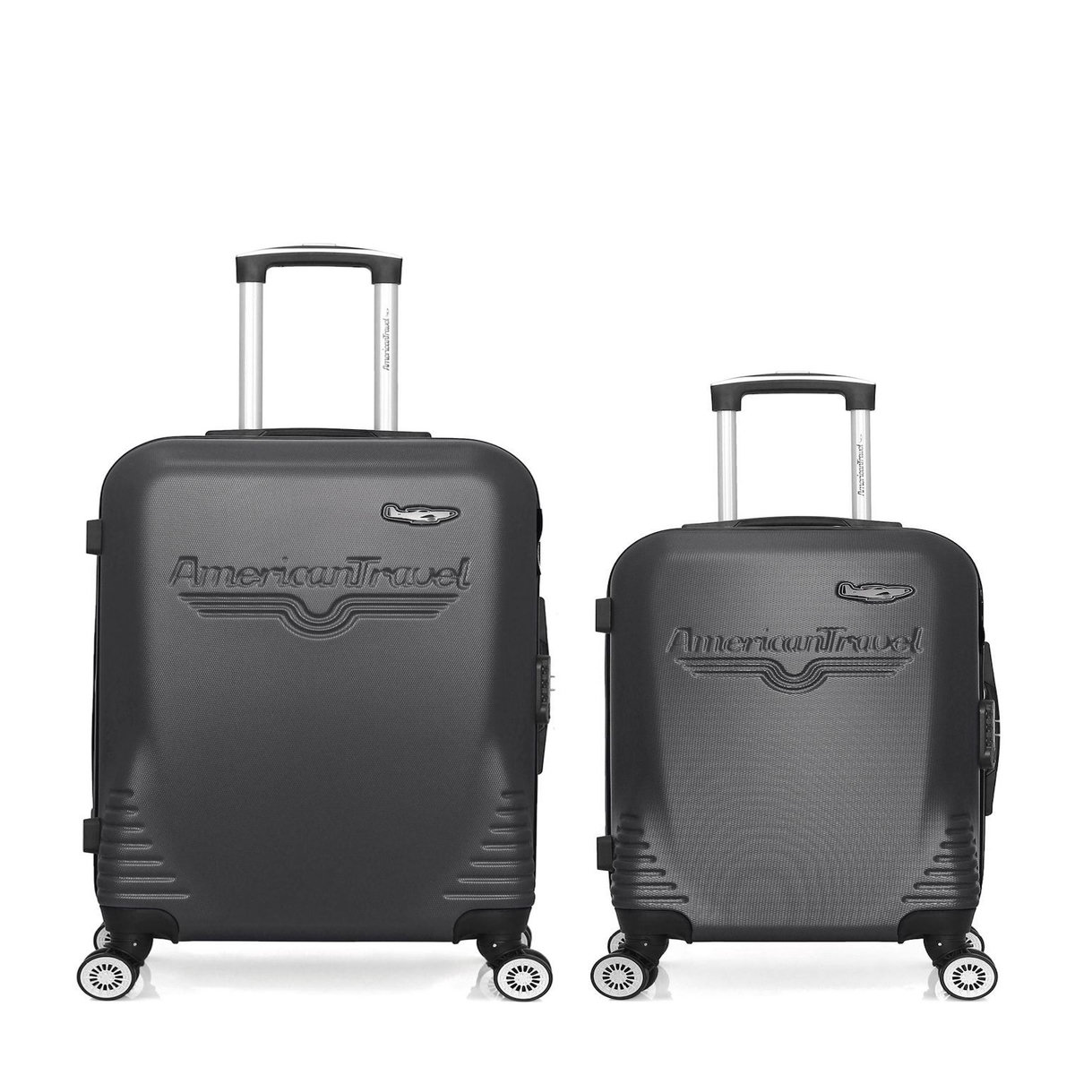 AMERICAN TRAVEL AMERICAN TRAVEL - Lot de 2 - Valise weekend et valise cabine DC
