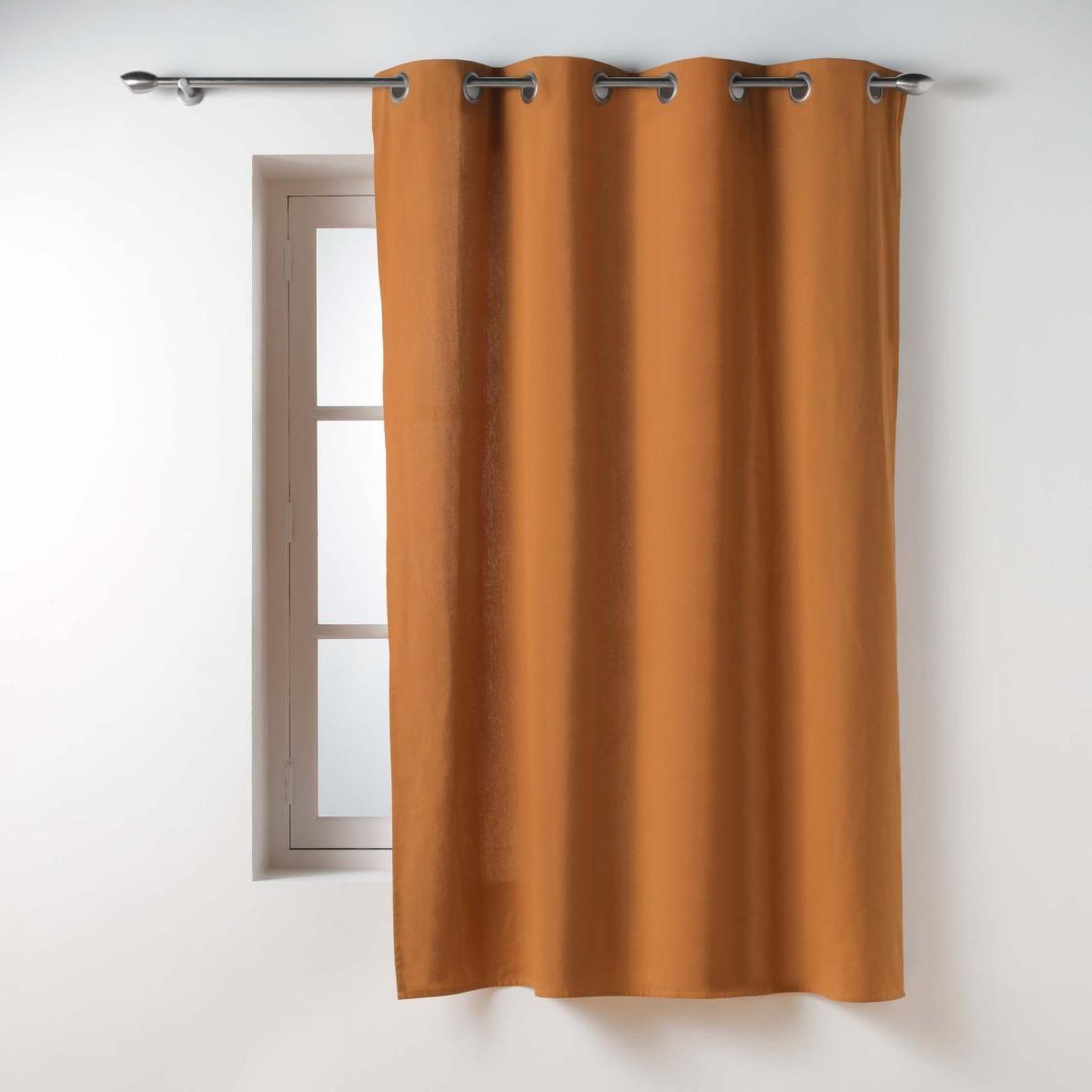 Douceur d'Intérieur Rideau à œillets  twily  135x180cm camel