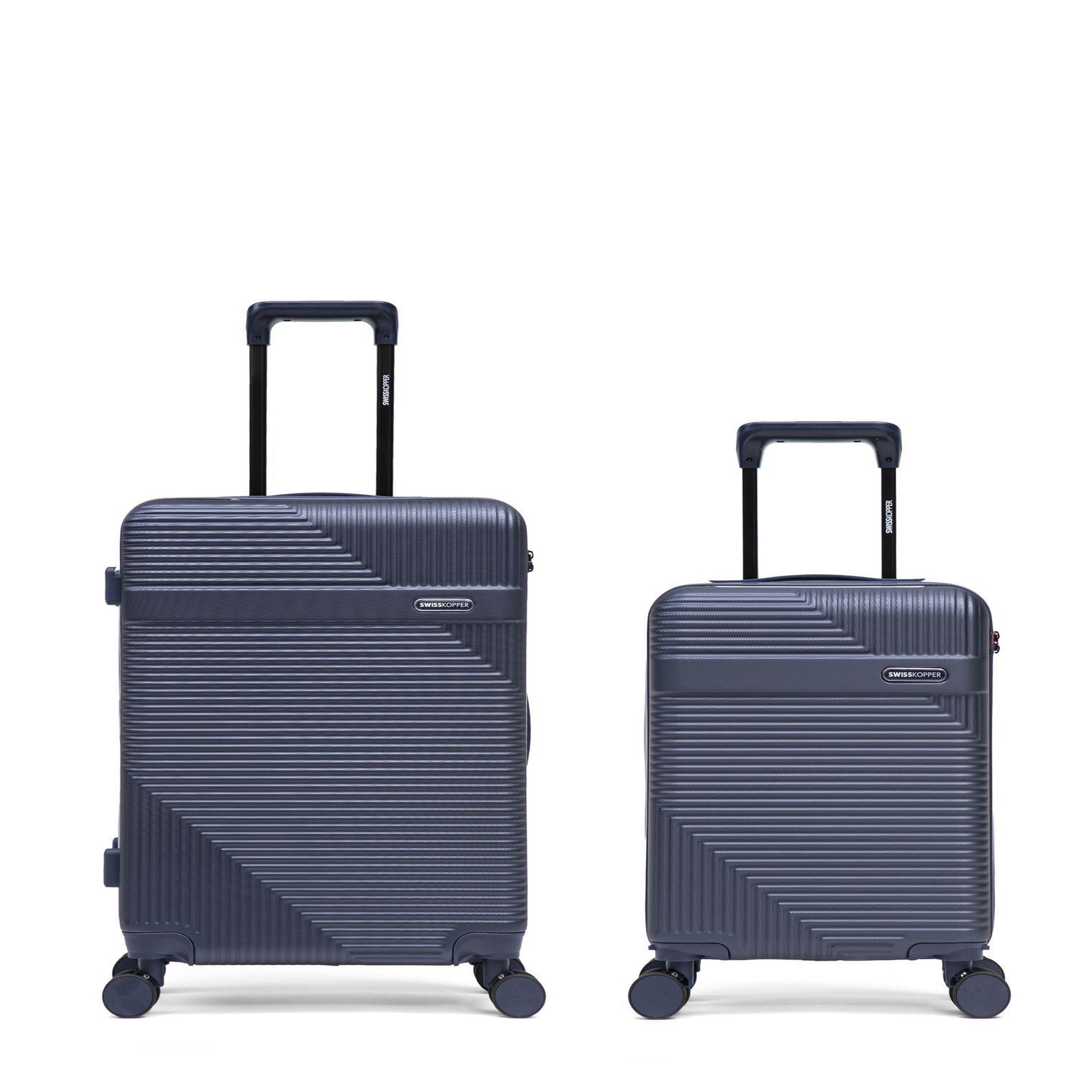 SWISS KOPPER Lot de 2 Valises Rigides Taille Moyenne et Cabine XS WOHLEN