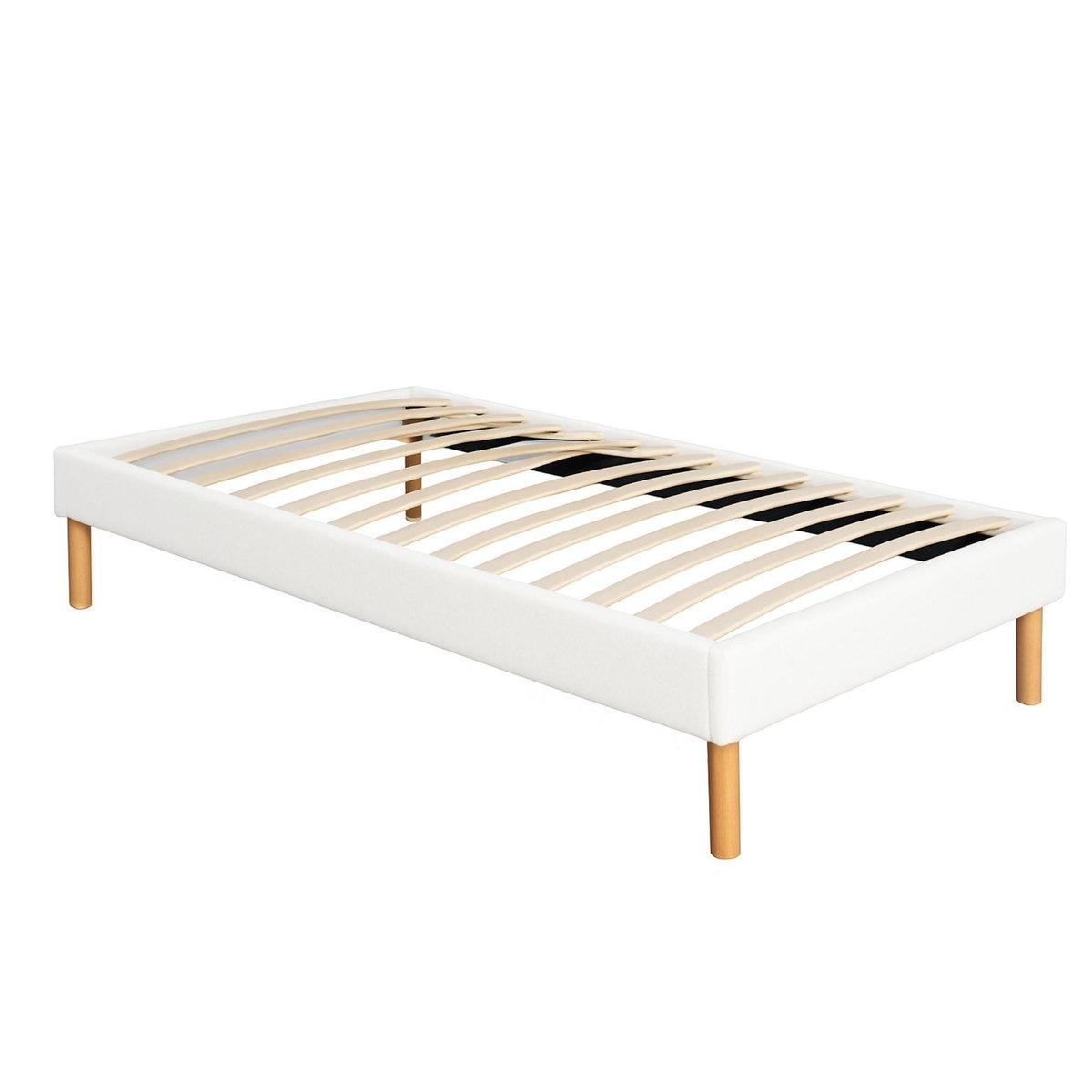 KING OF DREAMS Ensemble Sommier Tapissier et Matelas Latex Accueil Moelleux