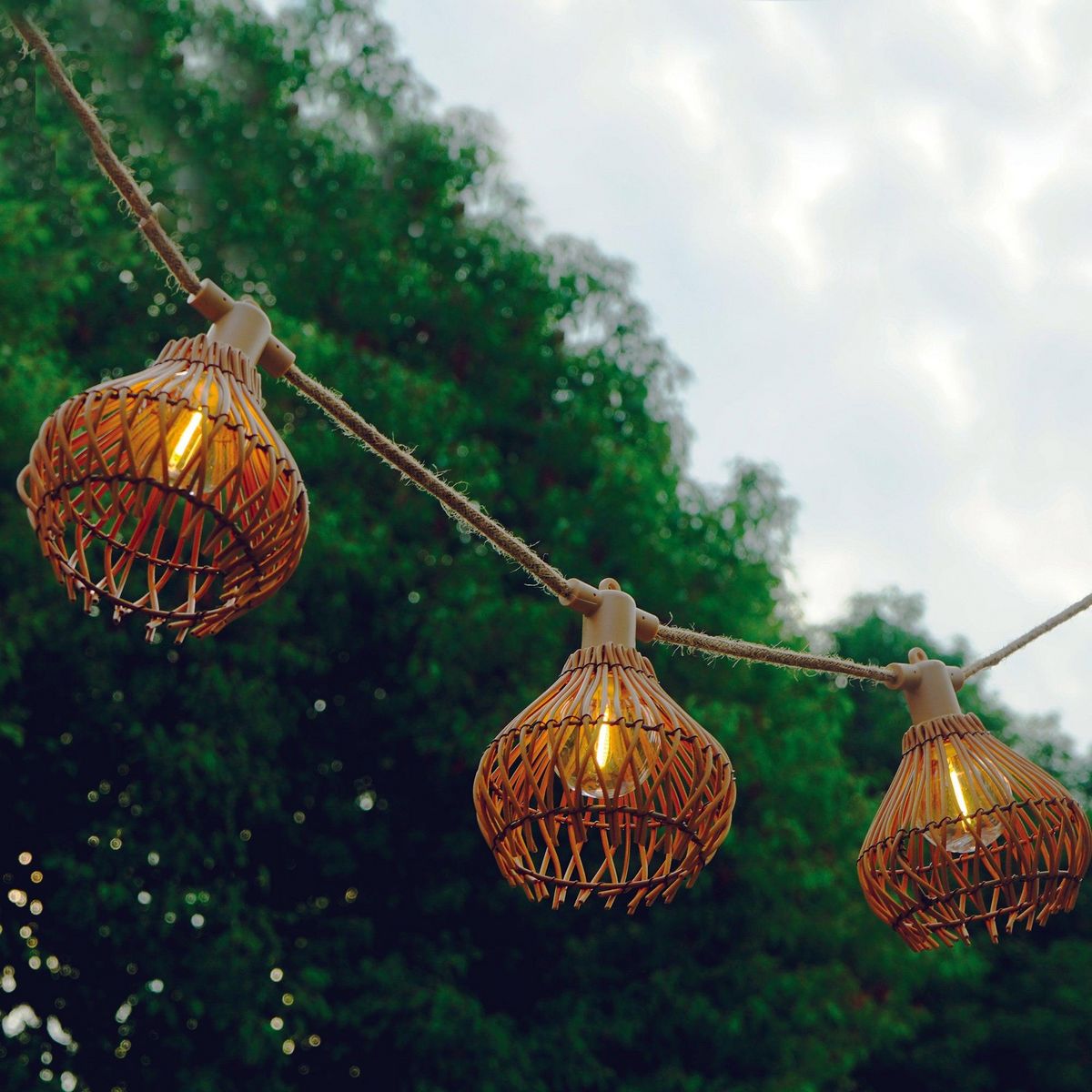 Lumisky Guirlande d'extérieur ROTILIA Beige Polyrotin