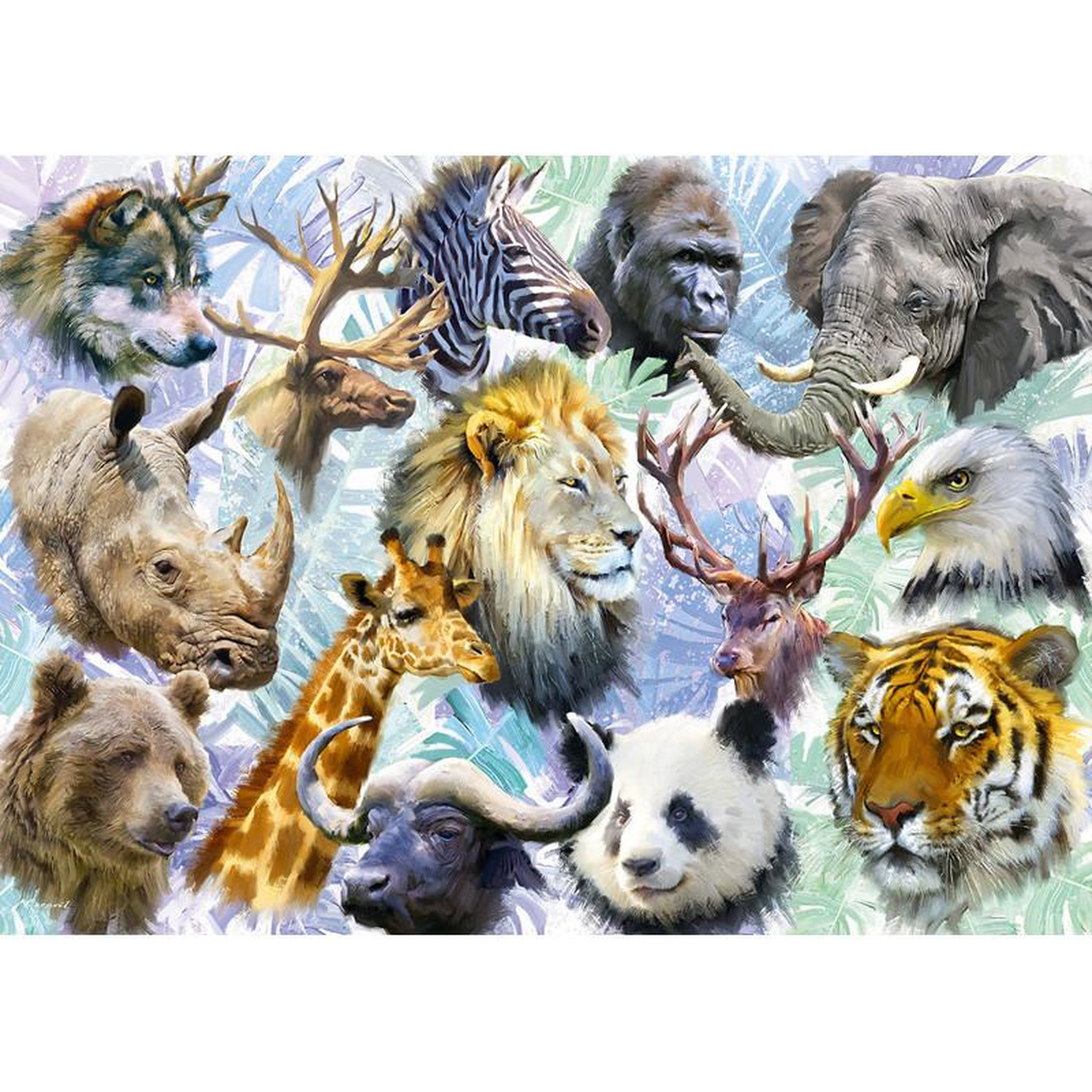 Voir la diapositive 2 : ALIZE Puzzle 500 pièces Animaux sauvages – Faune africaine – Adulte – Alizé