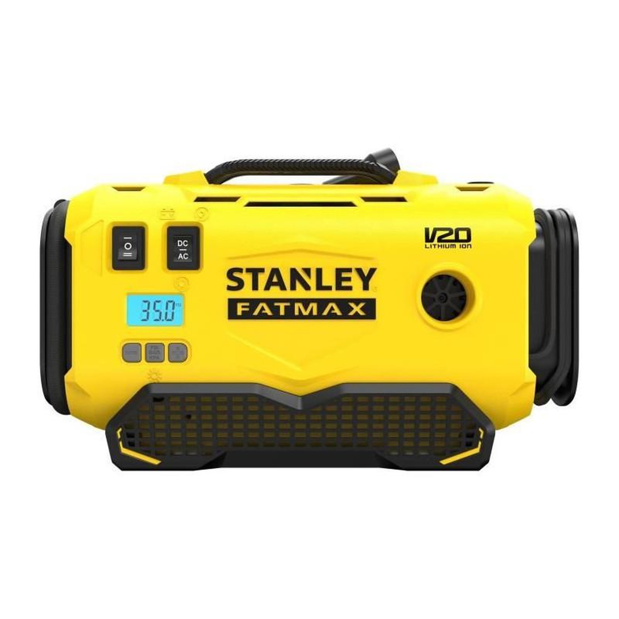 Voir la diapositive 2 : Stanley Gonfleur Compresseur - STANLEY FATMAX V20 - SFMCE520B-QW - Lithium 18V - 11 bars - Sans Batterie