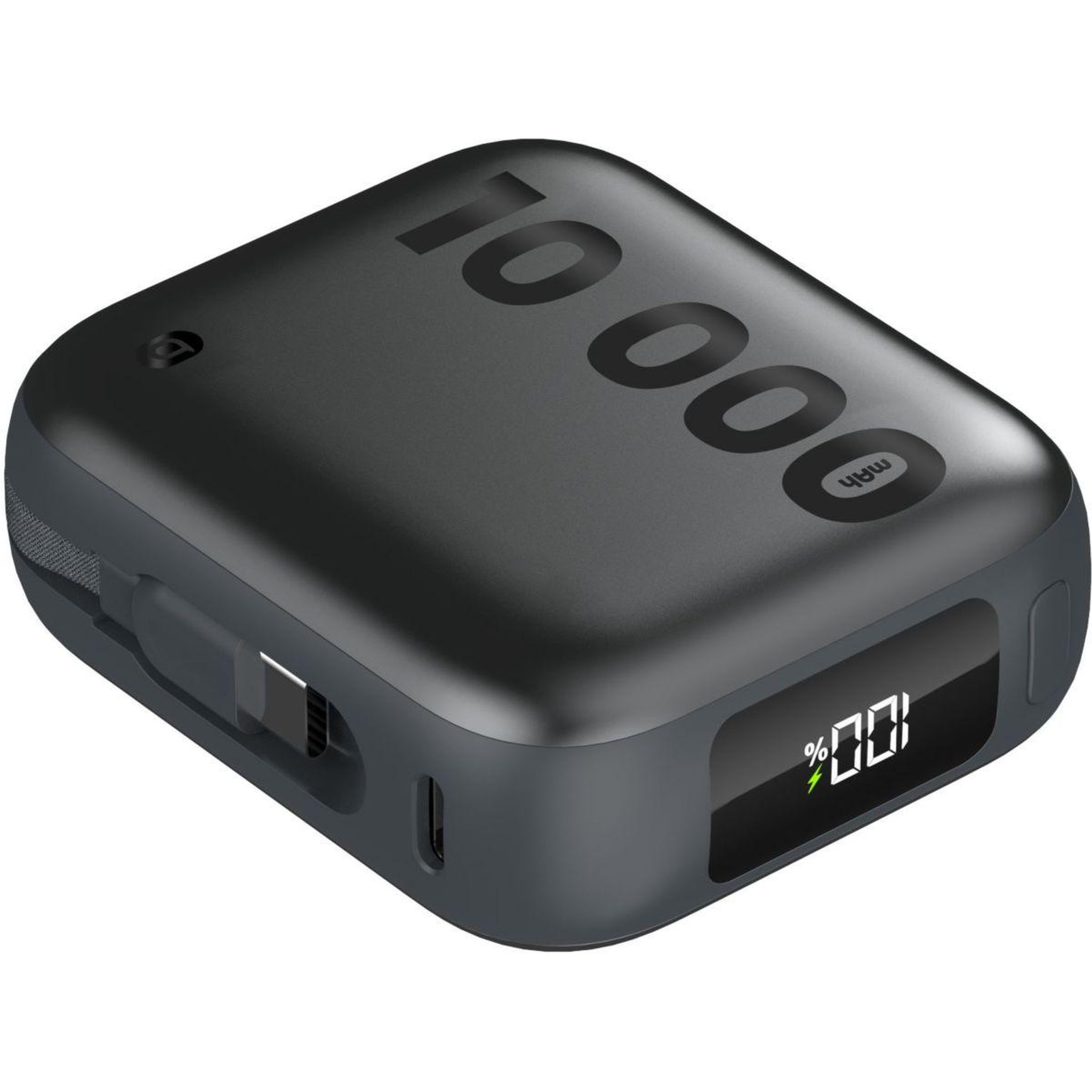 Voir la diapositive 3 : ESSENTIEL B Batterie externe 10 000 mah + cable usb-c intégré