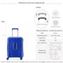 Voir la diapositive 2 : Delsey Valise Cabine Rigide Moncey 803 TSA Polypropylène