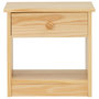 Voir la diapositive 3 : IDIMEX Table de chevet MORITZ pin massif vernis naturel