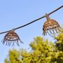 Voir la diapositive 3 : Lumisky Guirlande solaire HAWAII Beige Corde 6m